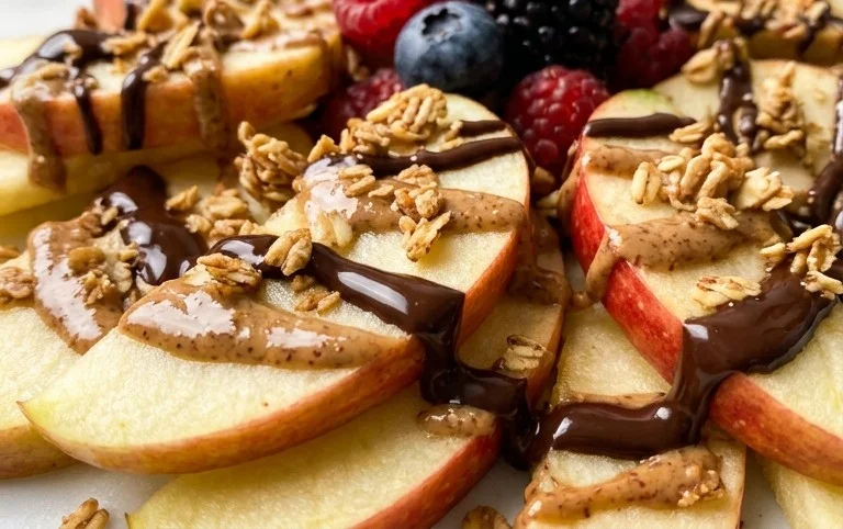 Healthy Apple Nachos - Healthy Snack for Kids