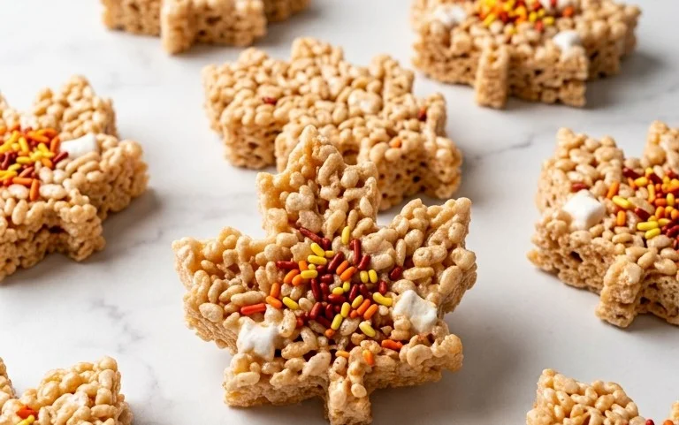 Fall Leaves Rice Krispie Treats Recipe