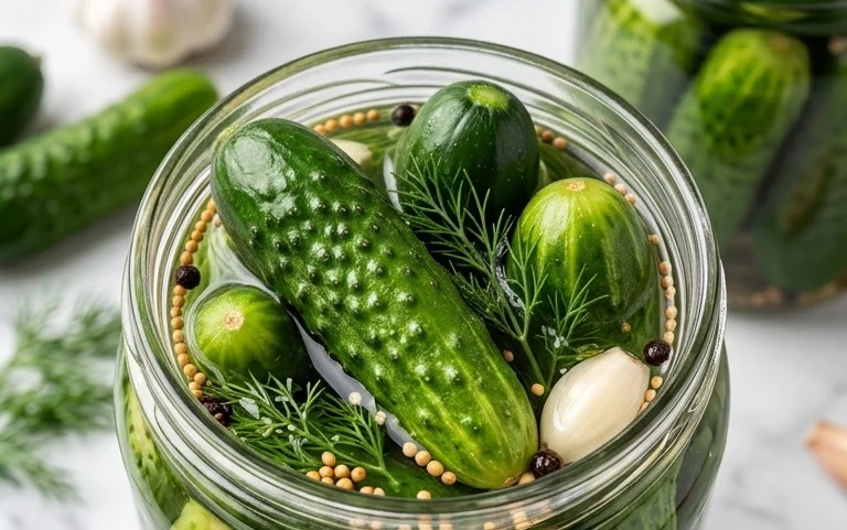 Crisp Tangy Homemade Pickled Cucumbers Simple Recipe