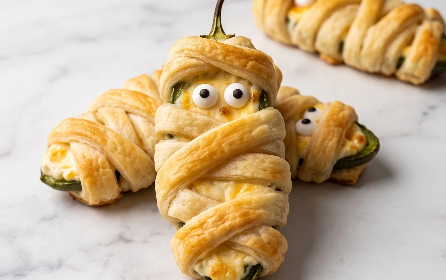 Easy Jalapeno Popper Mummies Recipe