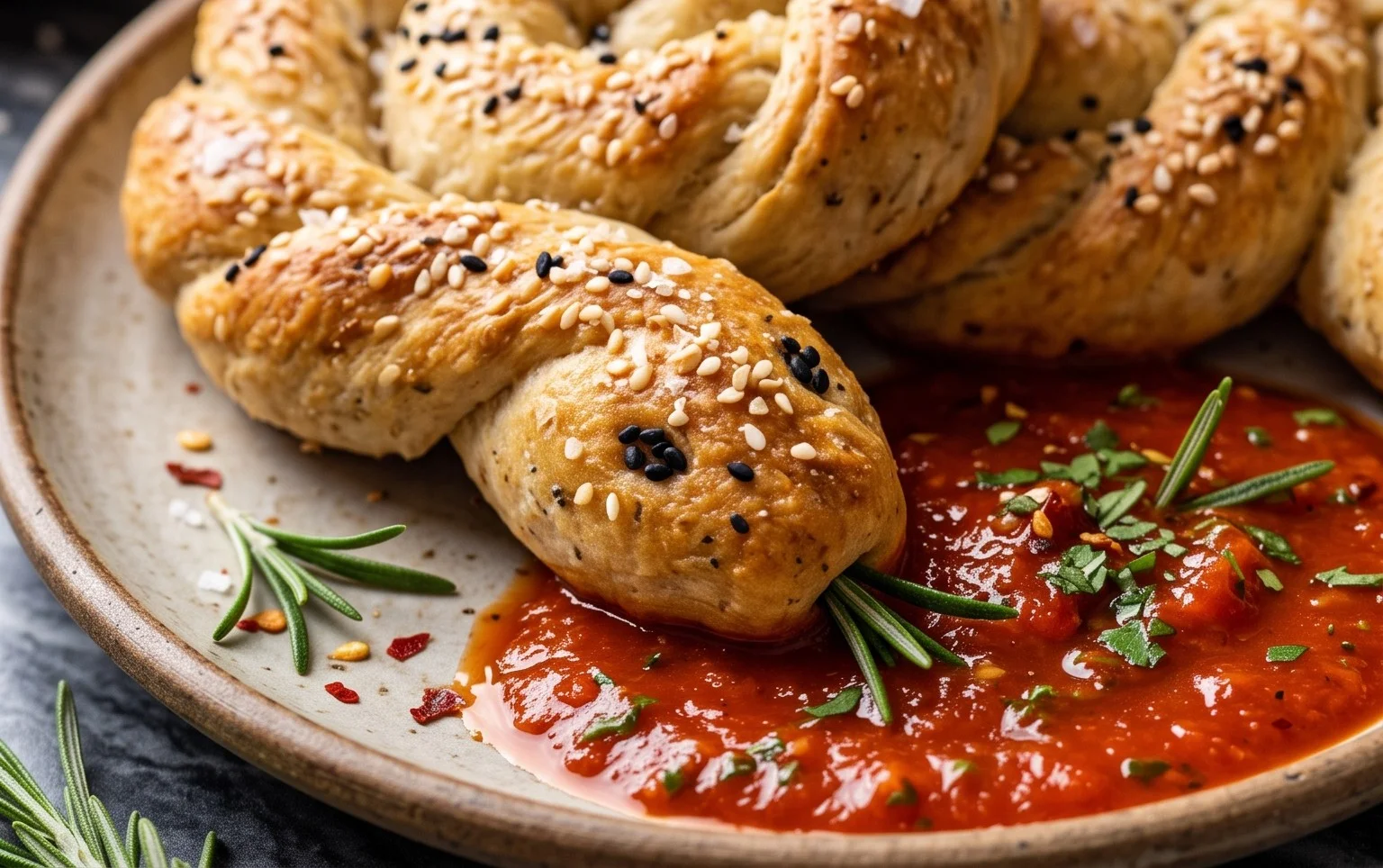 Snake Breadsticks - Party Food Halloween or Harry Potter